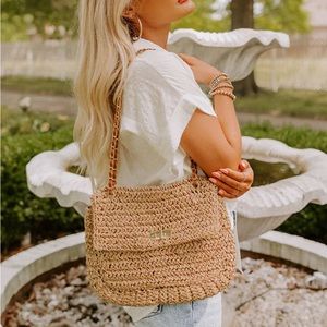 SOLD NWOT Sunny Pier Woven Purse